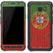 Portuguese Flag Dark Wood Galaxy S7 Active Skin
